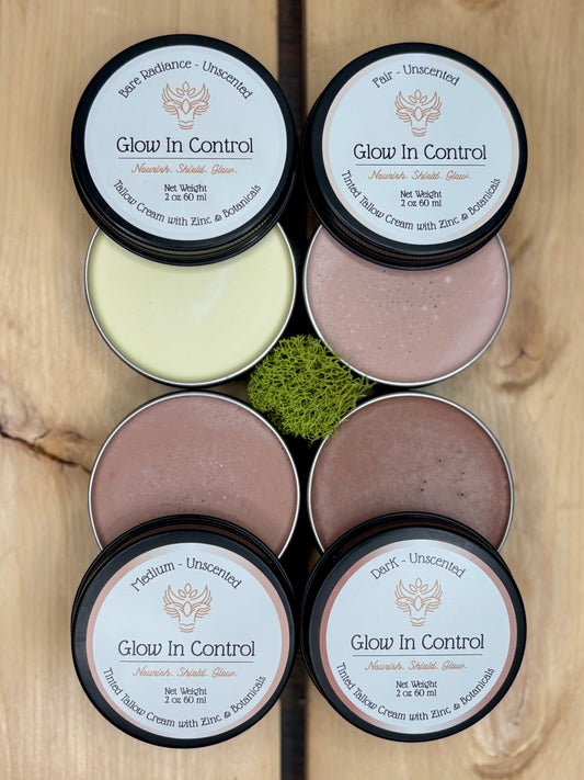 Sun-Kissed Tallow: Tinted Glow Moisturizer with Natural SPF